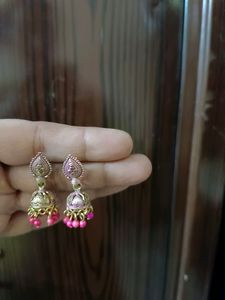 Pink Earring