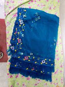 Stunning rama multi thred Lehenga Choli