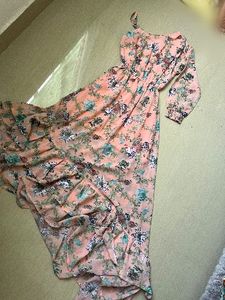 Chic Floral Print Maxi Dress