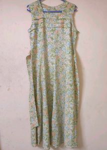 Floral Sleeveless Midi Dress