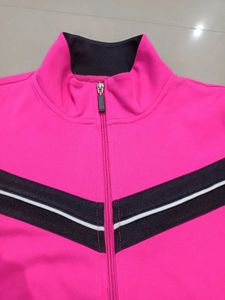 Unisex Pink Track Jacket Size L (Fit XL Too)