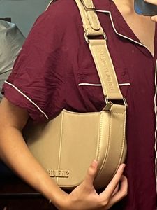 Steve Madden Beige Hobo Bag