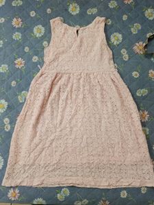 H&amp;M Pink Lace Dress