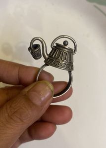 Unique Brass Kettle Ring
