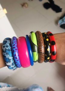 Colorful Stackable Bangle Set