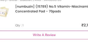 Numbuzin Vitamin-Niacinamide Concentrated Pad