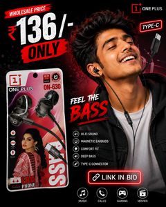 earphones wholesale price type-c