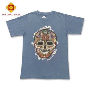 Los Cinco Soles 'Cancun' Sugar Skull T-Shirt
