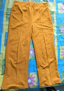 Mustard Yellow Flared Trousers