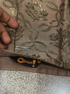 Elegant Brocade Blouse
