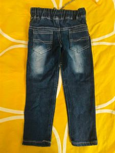 Boys Red T-Shirt &amp; Denim Jeans Set