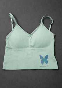 Cute Butterfly Print Bralette one size