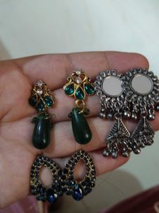 Set of 3 Beautiful Earrings