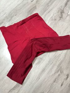 Red Off-Shoulder Smocked Top