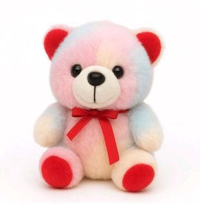 Adorable Rainbow Teddy Bear Plush Toy