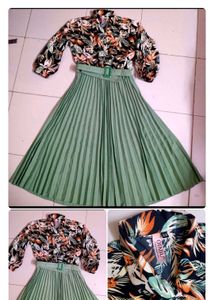 Girls Floral Print Dress 4 TO 6 Years