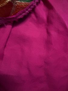 Vibrant Pink punjabi patiala suit with Dupatta