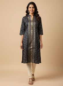 Striped Patterned Tunic Dress