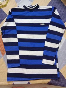 Striped Long Sleeve Sweatshirt