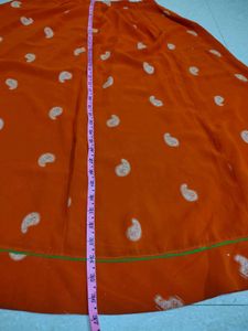 Orange rajputi suit