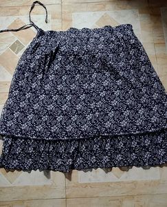 Boho Floral Tiered Skirt
