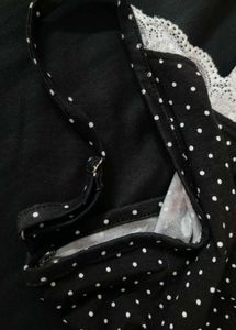 ᝰ.ᐟ Polka Dot Layered MiniDress