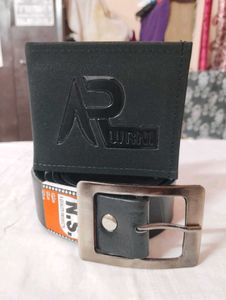 Men's Belt and Wallet Set