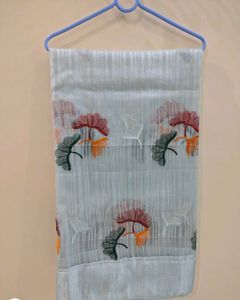 Light Blue Embroidered Saree