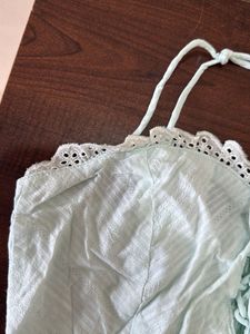 Cute Lace Trim Cami Top
