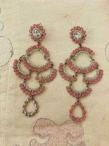 Pink Chandelier Earrings