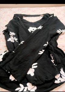 black crop top