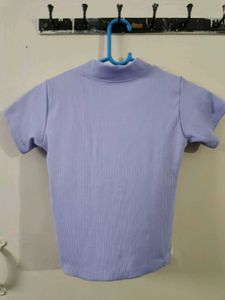 Ribbed Mock Neck Top