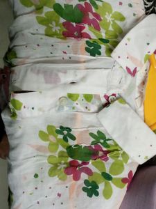 Sheer Premium Loose Cotton White Shir