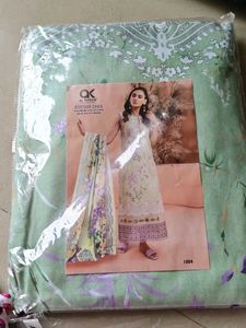Patchwork unstitched cotton dress Material