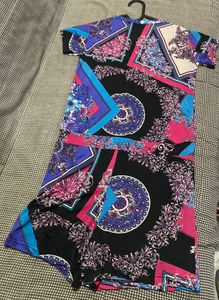 Stretchy Playsuit Multi Colour