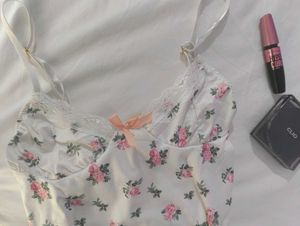 Y2k Floral Slip Dress