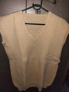 Men's Yellow Cable Knit Sweater Vest