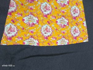 Elegant BIBA Yellow Kurti