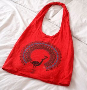Red Graphic Halter Neck Tank Top 🍒