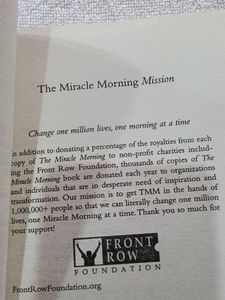 The Miracle Morning Book