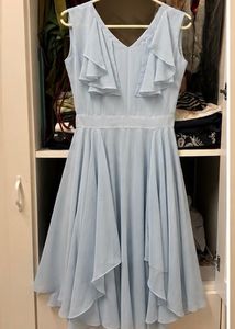 Madame Baby Blue Ruffle Dress | Size