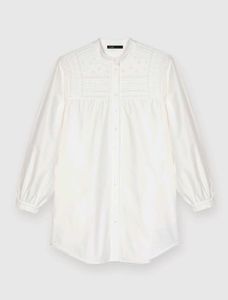 White maje cotton tops  with pockets 🫧