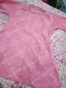 Chikenkari Kurti (price Negotiable)