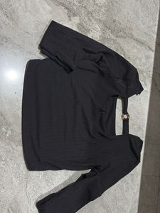 Black Long Sleeve  Top