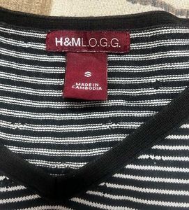 h&amp;m striped crop tank top free lipstick plus gloss