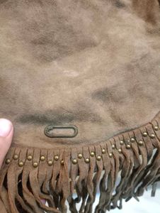 Stylish Suede Fringe Crossbody Bag