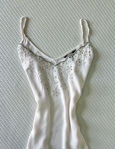 White Swan Bedazzled Top