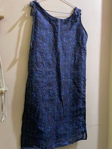 Blue Patterned Kurti