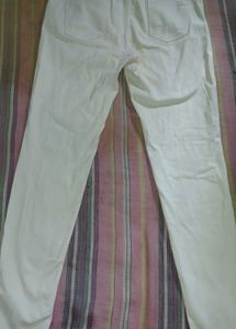 beige Skinny Fit Jeans