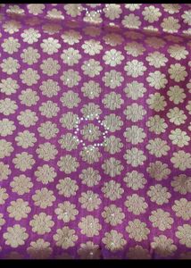Elegant Maroon &amp; Gold Pattu Sari